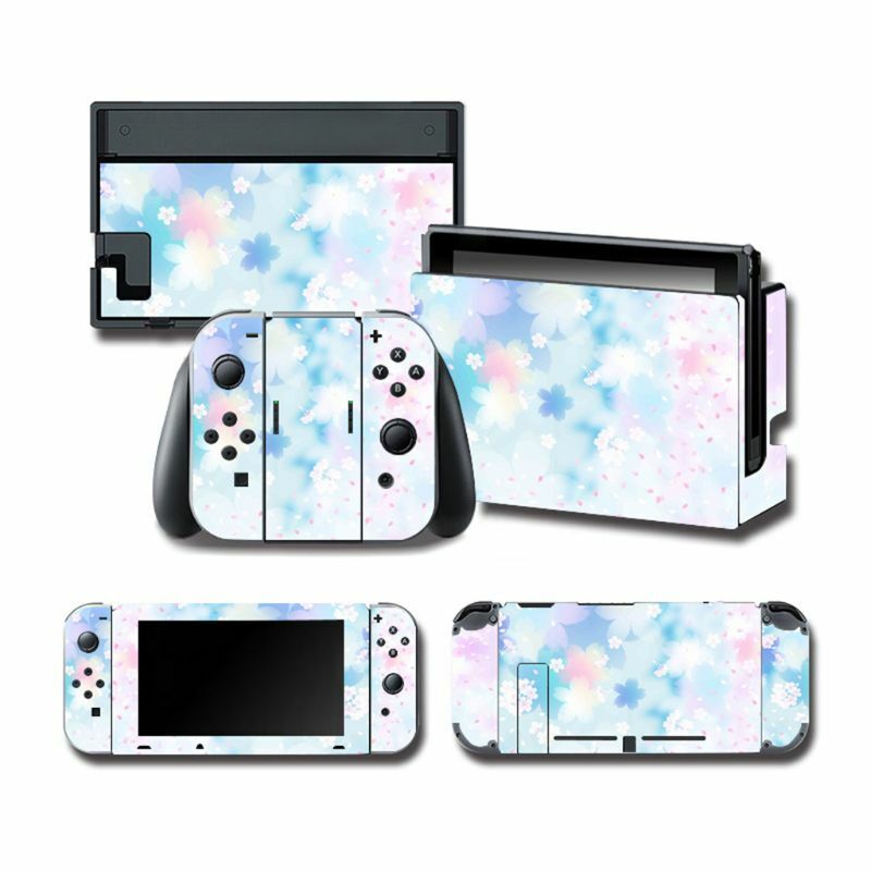 1Set Full Body Skin Colorful Sticker Art Decals for NS Switch Console Controller 72XB
