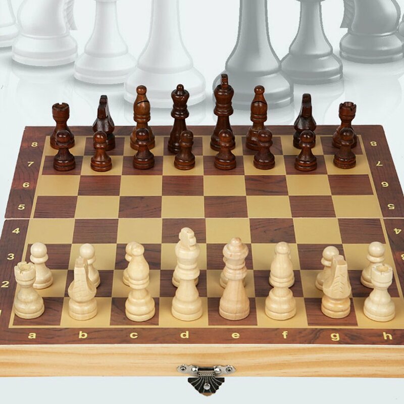 Набор складных шахматных фигур, испытание на открытом воздухе, магнитный Международный портативный дорожный Настольный игровой набор