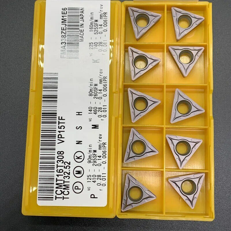 10 pz TCMT16T304 vvp15tf/US735 inserti in metallo duro utensili per tornitura interna utensile da taglio utensili CNC tornio