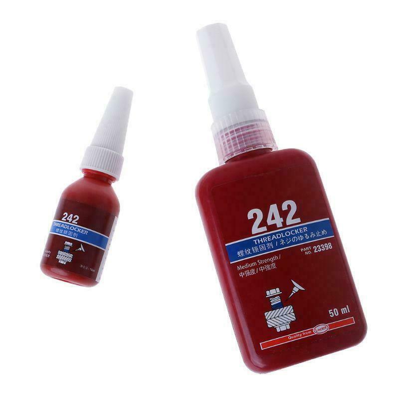 Wholesale 242 Thread Seal Lock Glue Screw Blue Anaerobic high quality 10ML / 50ML  highly adhesive Hot 
