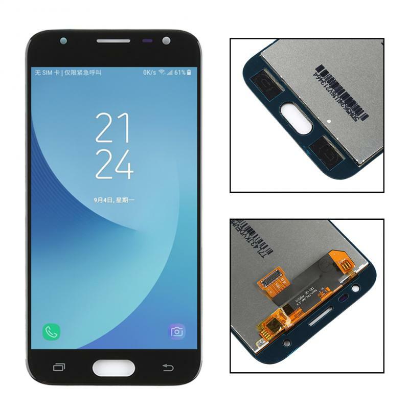 Wysokiej jakości akcesoria do telefonu wyświetlacz LCD dotykowy szklany digitizer F Samsung Galaxy J3 2017 J3 Pro J330 J330F