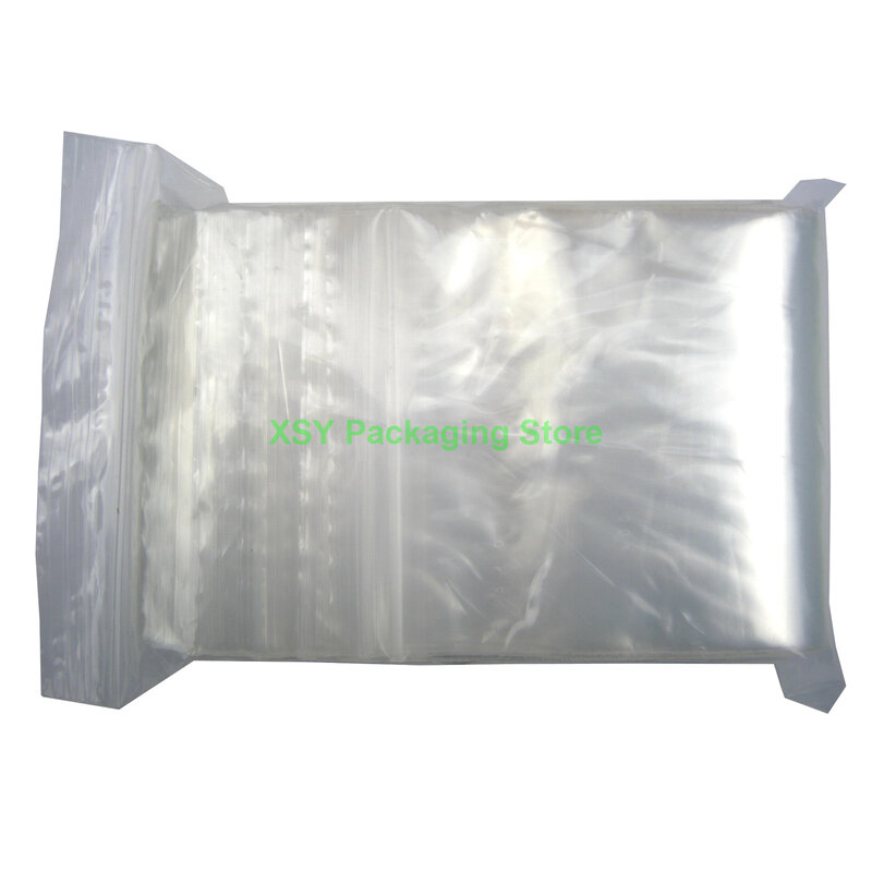 2.4 mil transparente zíper poly sacos plásticos tamanho exterior (largura 1.5 " - 3.5") x (comprimento 2.5" - 5") eq. (40 a 90mm) x (65 a 130mm)