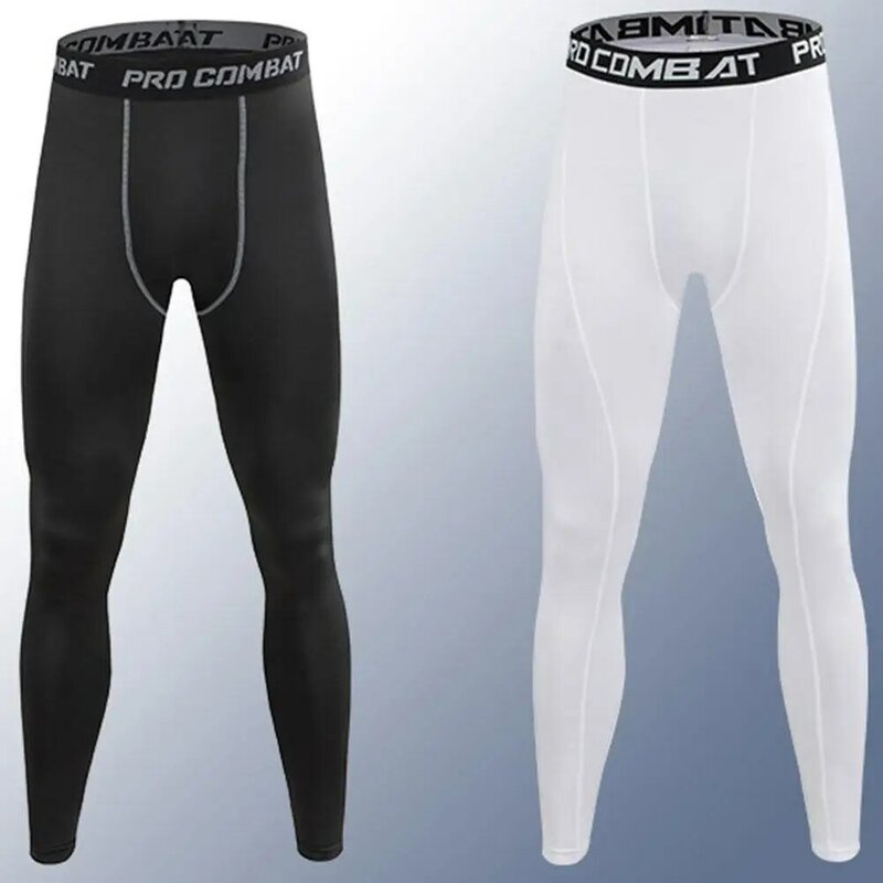 Männer Compression Enge Leggings Laufsport Männlich Workout Böden Hosen Jogging Trockenen Yoga Hosen Schnell Fitness Training B7h5