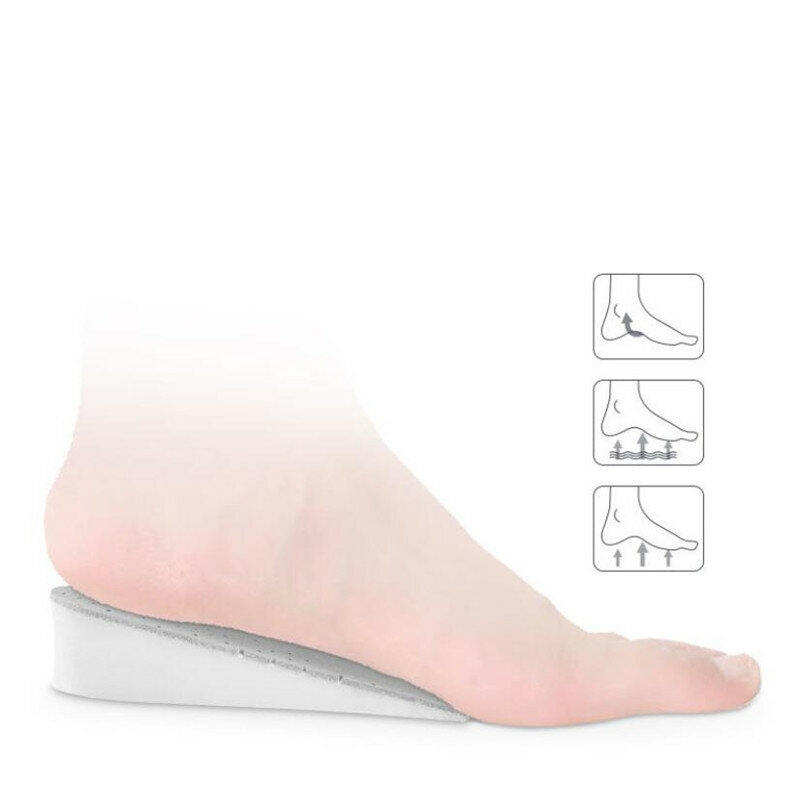 Heightening Insole Invisible Unisex Women Heighten Insert Cushion Pads EVA Lifting Insole Heel Arch Support Taller Cushion