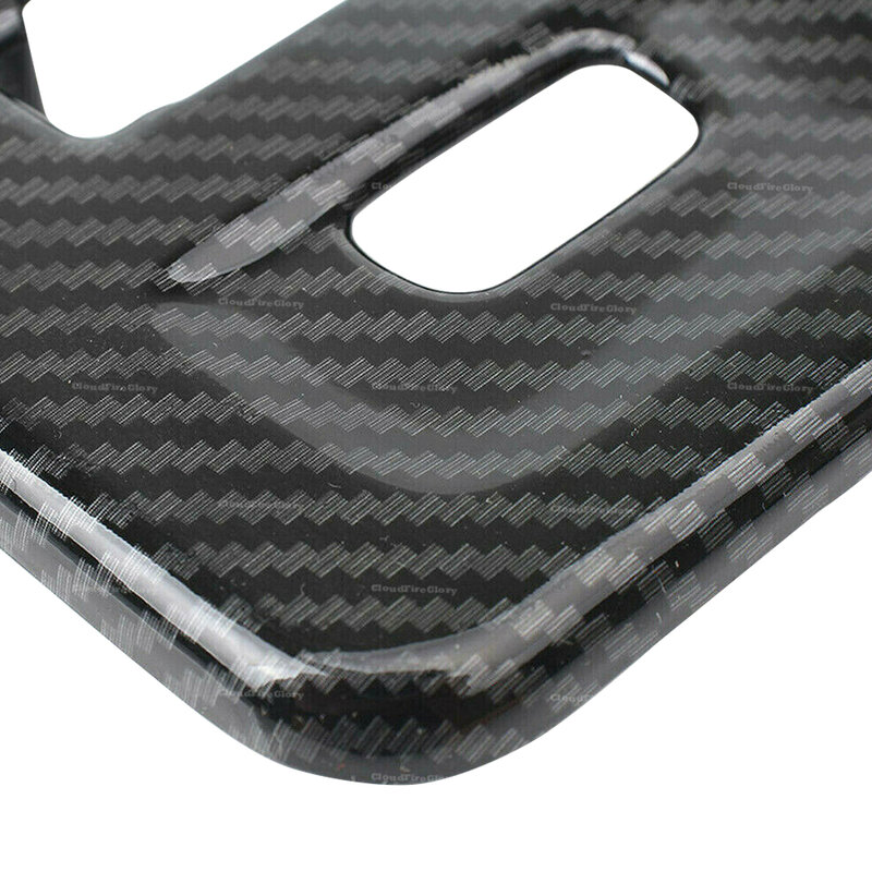 CloudFireGlory Carbon Fiber ABS Front Reading Light Lamp Cover Trim For Toyota Camry 2018-2019