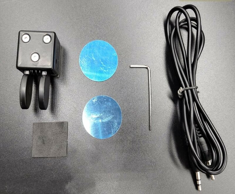 Mini llave de doble paleta para Radio de onda corta, dispositivo de adsorción magnética, Base automática, con llave Morse, CW, QU-2020A