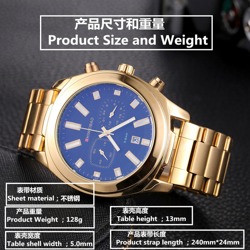 D6813Z Luxury Brand Mens Wrist Watches Sport Army Military Relogio Masculino Quartz Watch Men Waterproof Date Chronograph xfcs