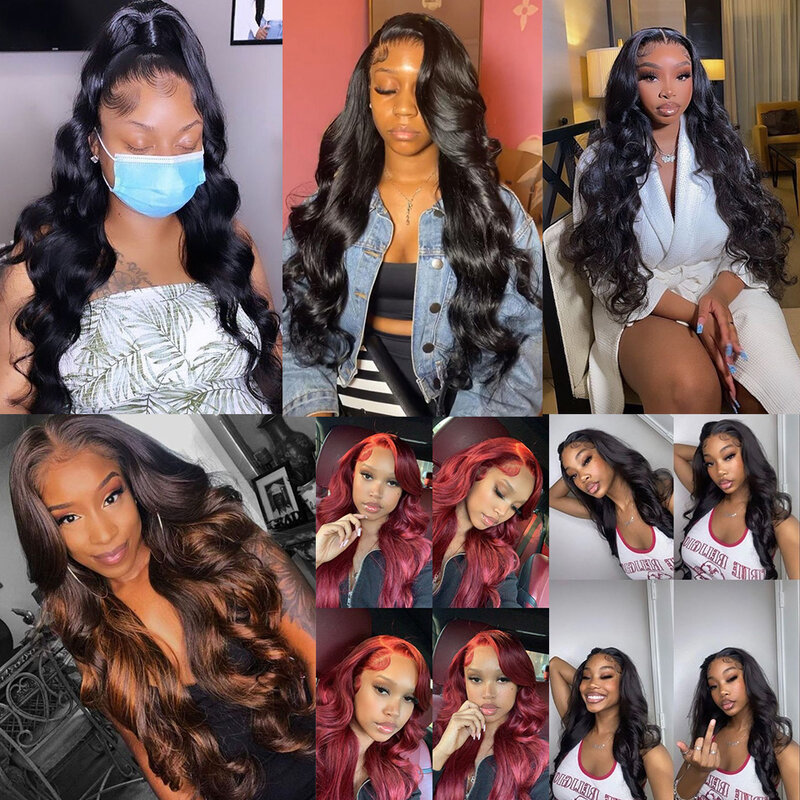 Styleicon Body Wave With Closure Remy Brazilian Hair Body Wave 3/4 Bundles With Closure 30Inches Human Hair Bundles With Closure