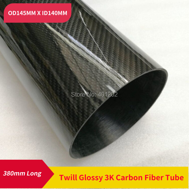 Tubos de fibra de carbono brilhantes 3k, tamanhos od30, 32,34,35,36,38,40,42,44 e 50,60mm