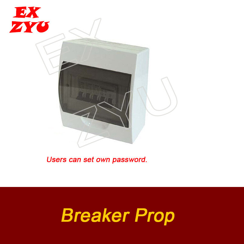 EXZYU Breaker Prop Room Escape real life Turn all  switches in correct positions to unlock the chamber puzzle game