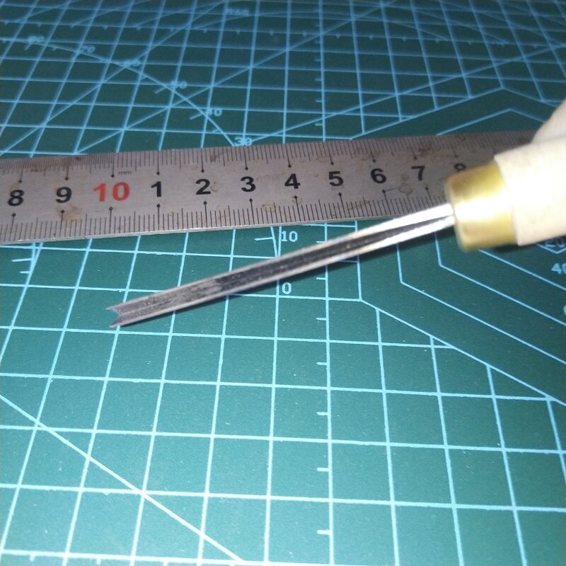 Cinceles de carpintería Tipo V, cuchillo triangular de corte, cuchillos de tallado de madera a mano, 1,5-8mm, nuevo
