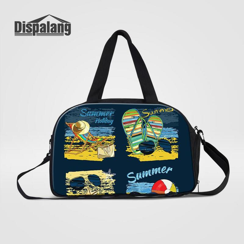 Dispalang-Bolso de viaje personalizado para hombre y mujer, bolsa de mano para viaje al aire libre, diseño personalizado