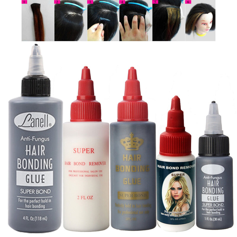 Waterproof Professional Hair Wig Bonding Remover Gel Glue Adhesive Anti-fungus Hair Extension Salon For Wig Adhensive Glue