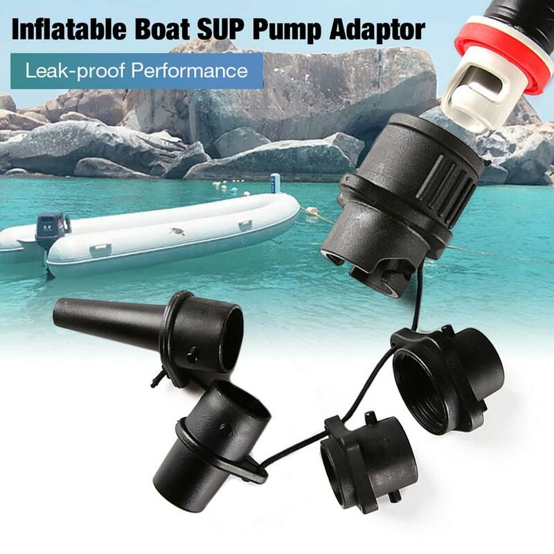 Iatable Adaptor Pompa Perahu Universal Anti-bocor Multifungsi Pompa Udara Katup Udara Adaptor Konektor Perahu Aksesori