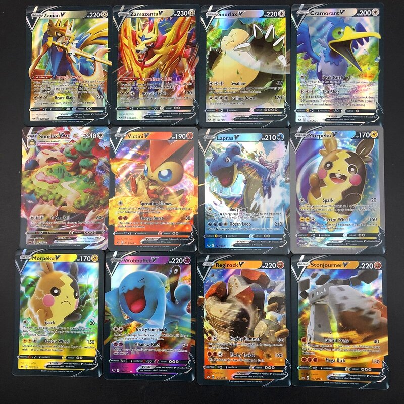 Best Selling Children battle  Game Card GX EX Collection trading  pokemones Cards For Funs Gift Children English version Toy
