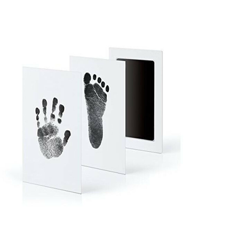 เด็กรอยเท้า Handprint แผ่นหมึกปลอดสารพิษปลอดสารพิษหมึก Pads ชุดสำหรับอาบน้ำทารก Baby Paw พิมพ์ Pad เท้าพิมพ์ Pad Inkless