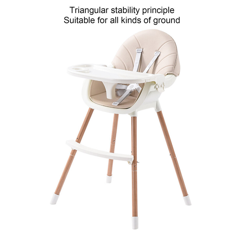 Silla alta portátil auténtica para alimentación de bebé, silla de comedor multifuncional