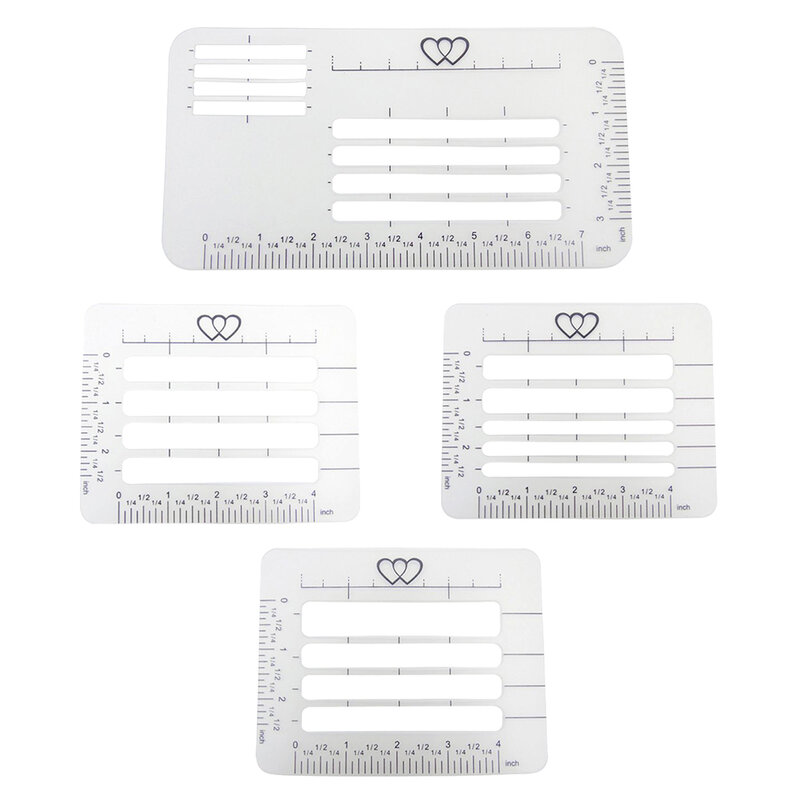 4 pcs Envelop Addressing Guide 스텐실 레터링 Straight Writing Ruler Guide for Hand Addressed Envelopes 감사합니다 초대장