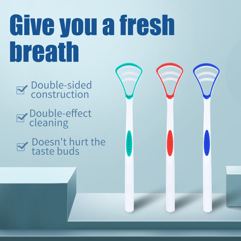 Y-Kelin Zunge Schaber Oral Reiniger Pinsel Frische Atem Reinigung Beschichtet Zahnbürste Mundhygiene Pflege Werkzeuge