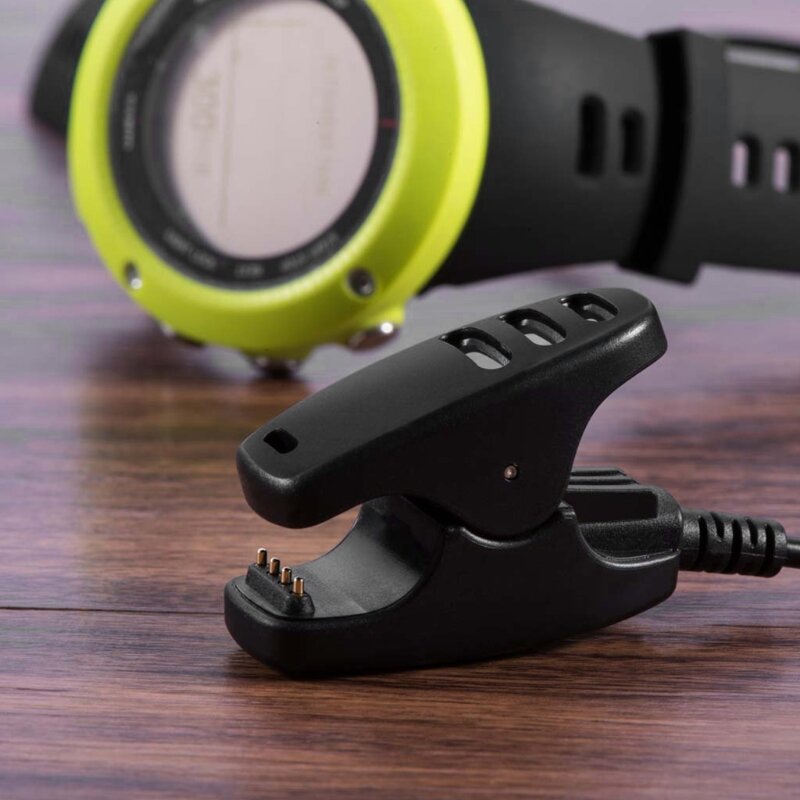 USB-кабель с зажимом, 1 м, для Suunto 3 Spartan Trainer Ambit 2 3 Traverse USB-кабель, зарядное устройство, аксессуары для умных часов