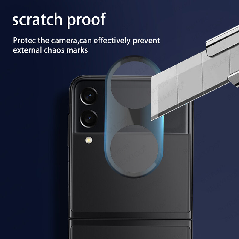 Zflip3 3d curvado câmera lente protetor de vidro temperado caso para samsung galaxy z flip3 flip 3 5g 2021 kamera proteção filme 9h