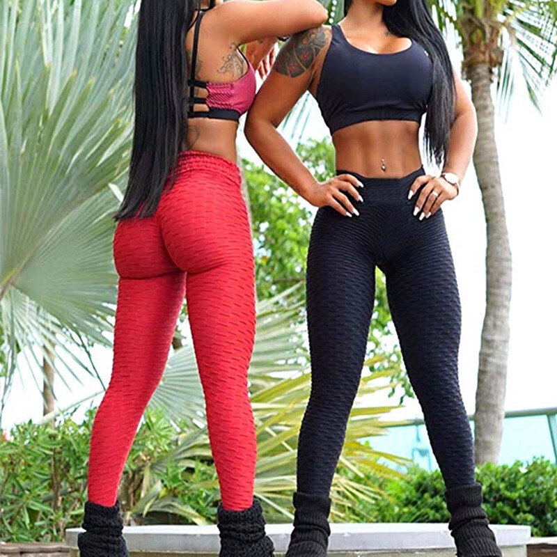 Leggings push up con cintura alta para mujer, mallas deportivas de entrenamiento anticelulitis, sexys, color negro