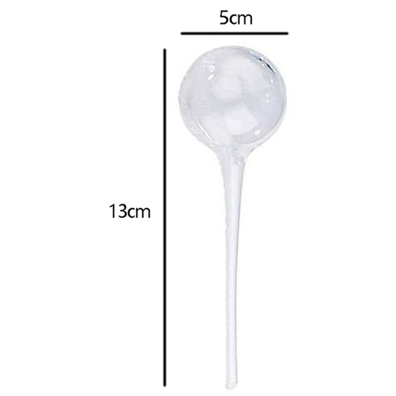 20 Pcs Plant Watering Bulbs Clear Self-Watering Globes Automatic Water Balls Device Vacation Houseplant Pot Bulbs