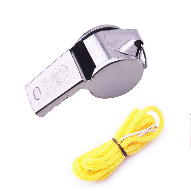 1PCS Metal Whistle Rugby Party Training Like Referee Sport Whistle School Soccer Football Outdoor sports Whistle wholesale