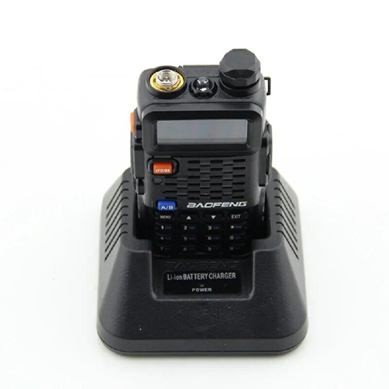 Baofeng-Conjunto de walkie-talkie portátil, estación de Radio bidireccional, 5W, UHF, VHF, banda Dual, BF-F8 + Set