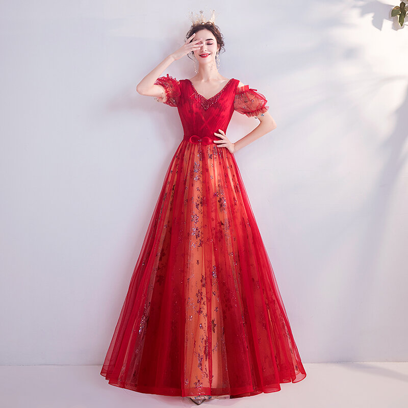 Szata De Soiree elegancka linia V Neck zroszony aplikacje macierzyński suknia wieczorowa długie formalne suknie na przyjęcia weselne Vestido De Noche