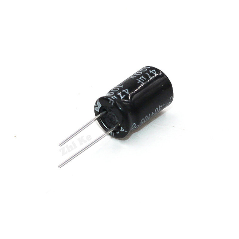 Алюминиевый электролитический конденсатор DIP, 10 шт., 100 в, 47 мкФ, 8*12 мм, 47 мкФ, в, 8x12 мм