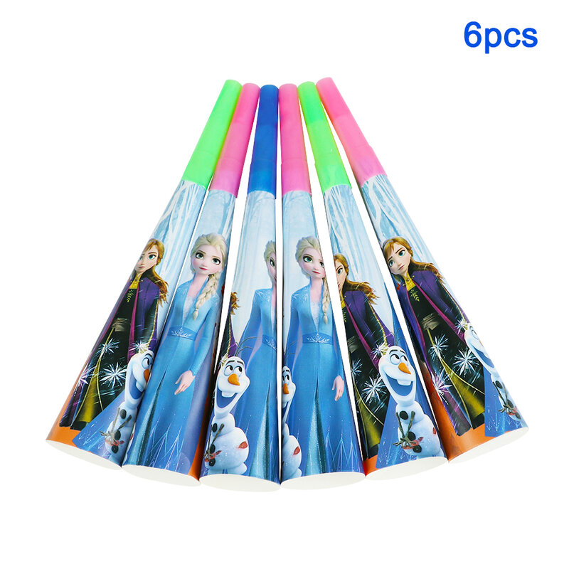 Disney Frozen Elsa Anna Trang Trí Tiệc Trẻ Em Sinh Nhật Dùng Một Lần Bộ Đồ Ăn Ly Tấm Khăn Ăn Khăn Trải Bàn Cho Bé