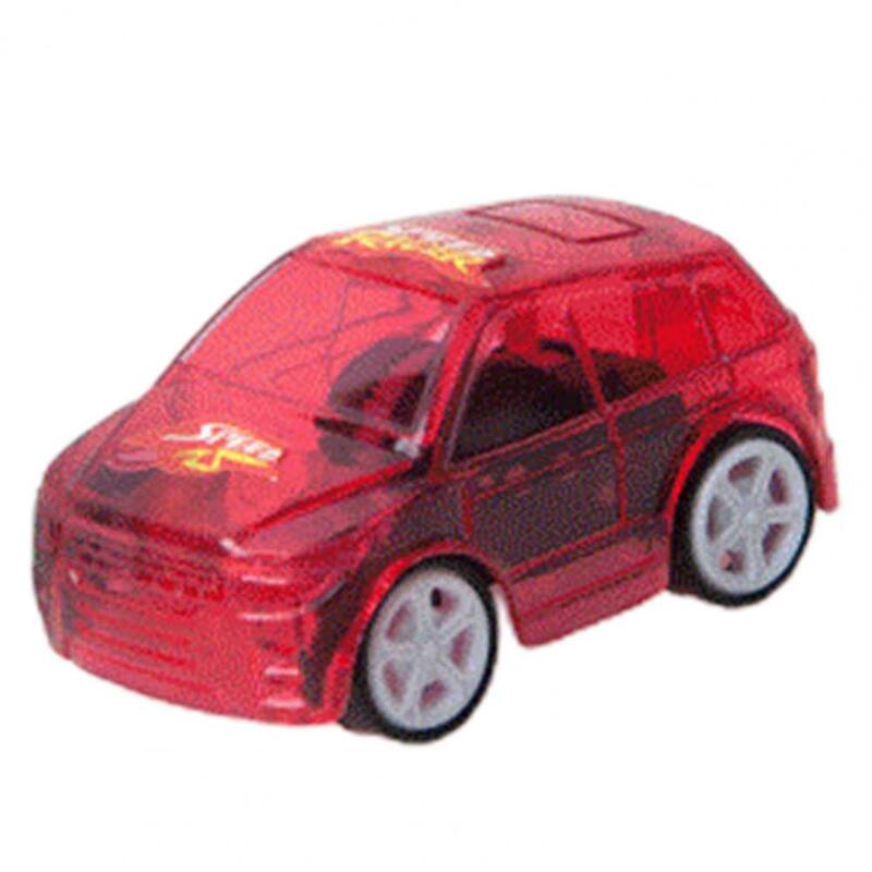 Mainan Model Kendaraan Pull-Back Lucu Mainan Model Mobil Mini Kreatif Mainan Peningkatan Imajinasi Prasekolah Plastik untuk Anak-anak