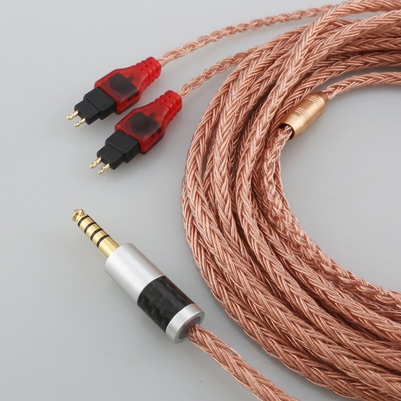 2.5Mm 3.5Mm Xlr Gebalanceerde 16 Core 99% 7N Occ Oortelefoon Kabel Voor Sennheiser HD580 HD600 HD650 Hdxxx HD660S HD58x HD6xx Hoofdtelefoon