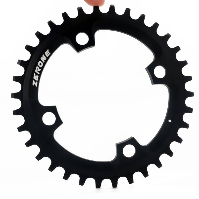 ZERONE จักรยาน Disc ห่วงโซ่94CD รอบ34T 36T ฟันแคบ N กว้าง Ultralight ฟันแผ่น MTB Mountain Bike 94 BCD Chainwheel