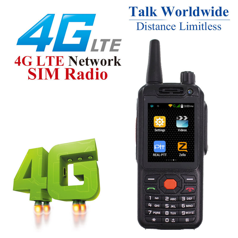 Hot Sale UNIWA F25 2.4 Inch Touch Screen 4G EU/US Version POC Two Way Radio Android Walkie Talkie Intercom Zello Global Talking