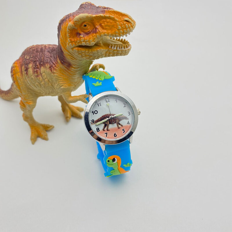 2020新クリエイティブデザイン子供たちは3D漫画クリスタル時計バンドの子供たちのための発光時計レジャースポーツ時計