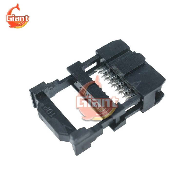 IDC Socket 2.54 mm Pitch 10 Pin 14 Pin Female Ribbon Cable Connector IDC Female FC-10 FC-14 2 Rows Adapter 3A AC 1000V