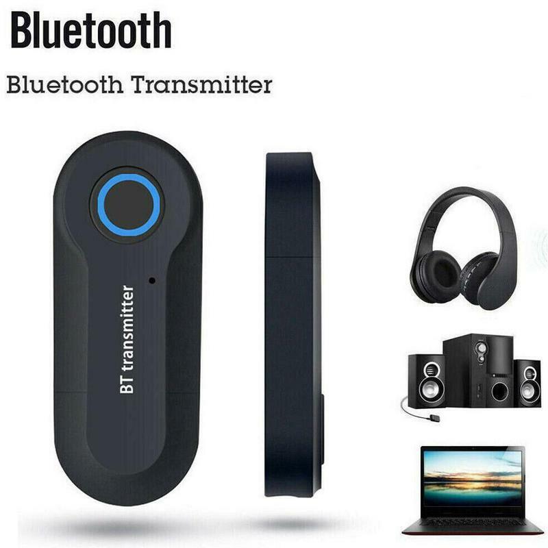 Bluetooth transmissor 3.5mm jack adaptador de áudio sem fio bluetooth 4.0 adaptador transmissor de áudio estéreo para fones de ouvido tv