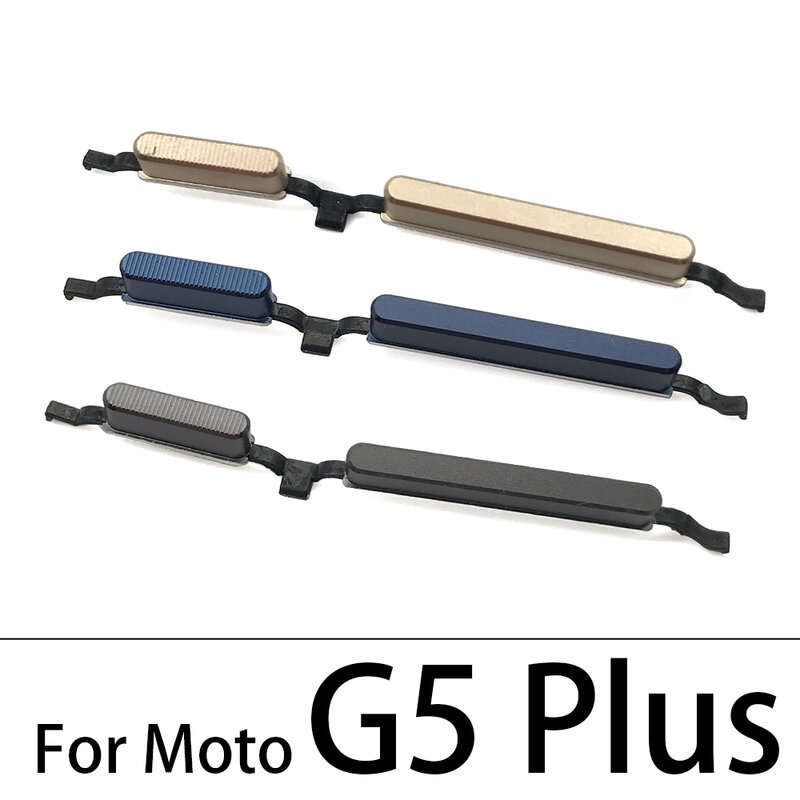 10Pcs/Lot，Power Volume Side Button Key For Moto G4 Play G6 Play G4 /G4 Plus G5 G5S G6 /G6 Plus G5 Plus G5S Plus