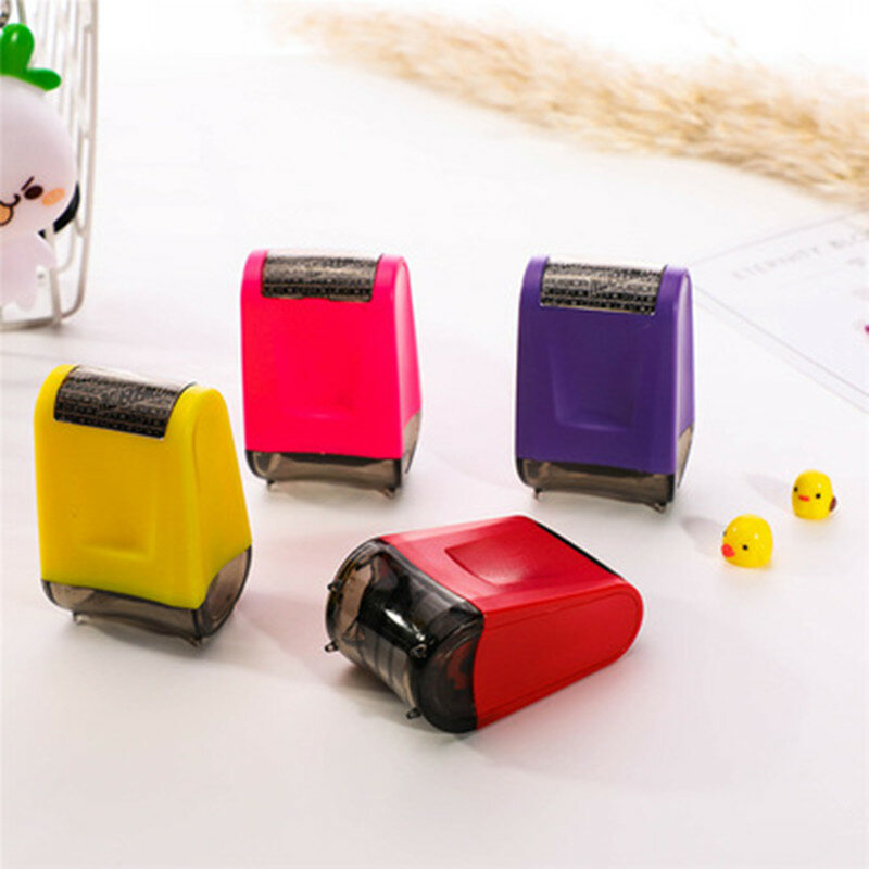 Hot Sale Roller Identity Theft Protection Stamp For Guarding Your Id Privacy Confidential Data Portable Craft Supplies RE