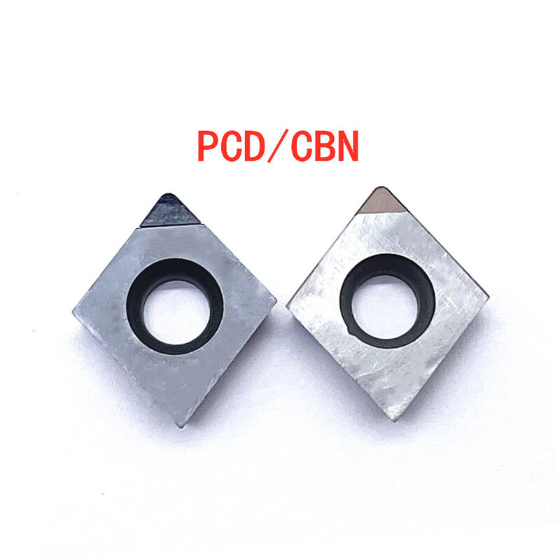 1 pz CCGT060204 CCMT PCD CBN inserto utensile diamantato inserto da taglio ad alta durezza per tornio CNC