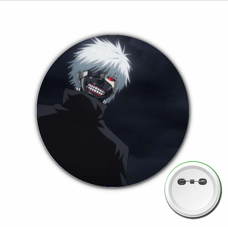 Nhật Bản Anime Tokyo Ghoul Cosplay Huy Hiệu Hình Hoạt Hình Dễ Thương Thổ Cẩm Chân Dành Cho Ba Lô Túi Phù Hiệu Nút Quần Áo Phụ Kiện
