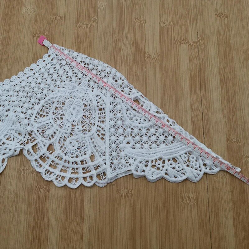 F3MD donna estate dolce pizzo protezione solare scialle avvolgere Hollow Crochet floreale coprispalle coprispalle sciarpa Prom Bolero Cape
