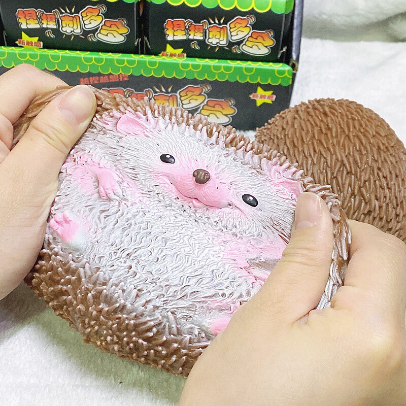 ของเล่นการ์ตูน Kawaii Hedgehog ของเล่น Squishy ความเครียดบรรเทาความเครียด Antistress ของเล่น Decompression ผู้ใหญ่