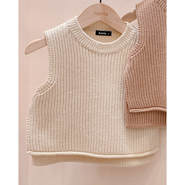 Sweater Bayi Perempuan Rompi Pullover Tanpa Lengan Solid Bayi Perempuan Sweater Bayi Laki-laki Rompi Rajut Anak Balita Pakaian Luar Musim Gugur