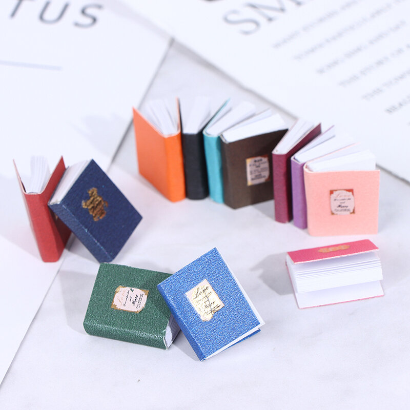 1/12 Miniature Book for Doll Miniature Scene Model Dollhouse Accessories for Doll Birthday Gifts Accessories