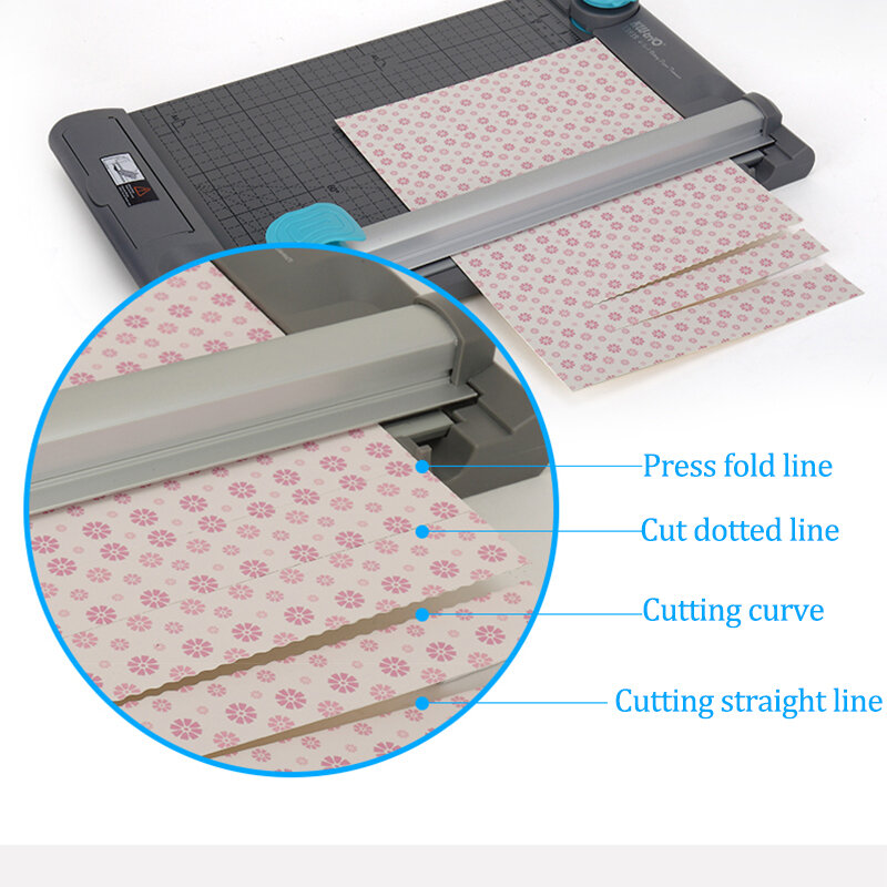 Papier Cutter A4 Präzision Papier Foto Trimmer Kleine Roller Papier Cutter Foto Karte Hand Konto Cutter DIY Büro Schreibwaren