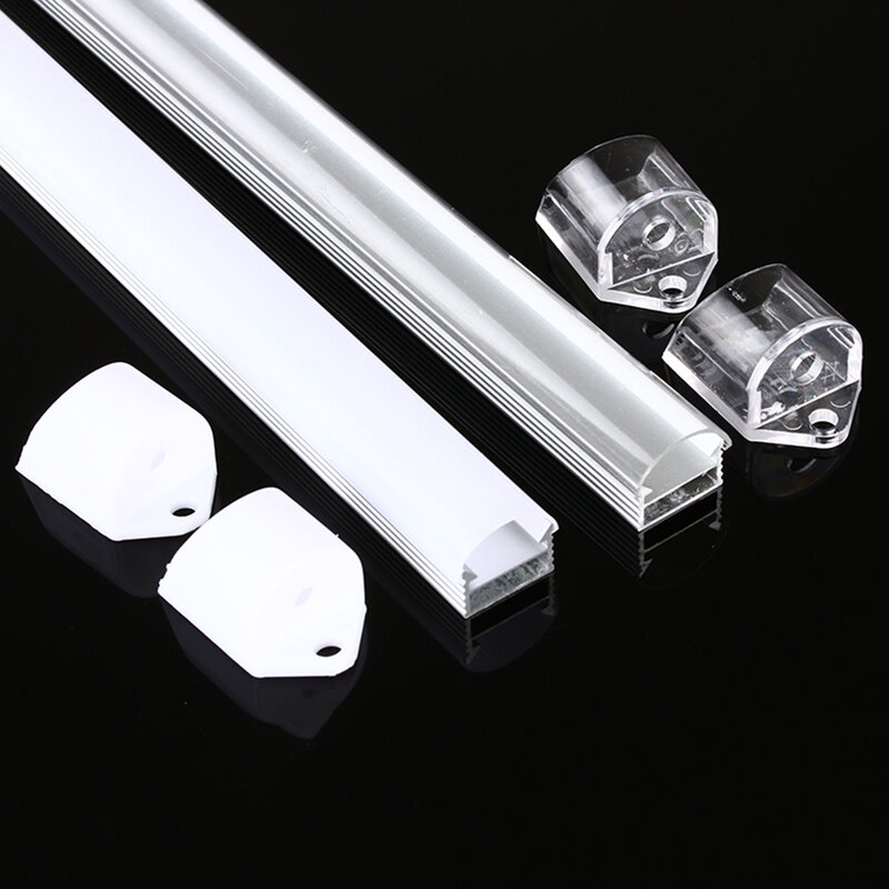 0.5M led strip profiel for 5050 3528 5630 milky white LED strip led strip led profile aluminiumled strip aluminium profile