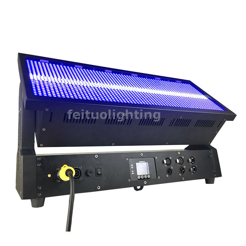 6/lot high power 1320 pcs Pixel Control 12 Sections Individual Control RGB 3in1  LED Moving Head Strobe Light Matrix dmx light